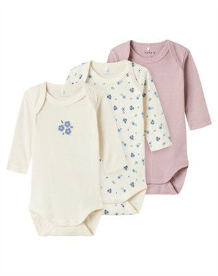 Jet Stream Flower Bodystockings - 3 Pak.